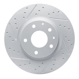 R1 19-25 Mazda 3 Front Left Drilled & Slotted Geo-Carbon Rotor - 830-80081L