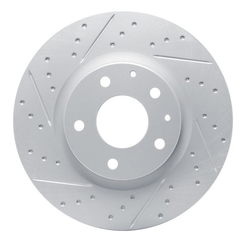 R1 19-25 Mazda 3 Front Left Drilled & Slotted Geo-Carbon Rotor - 830-80081L