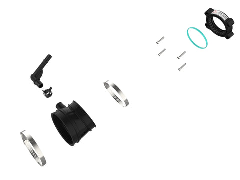 aFe 2020 Vette C8 Silver Bullet Aluminum Throttle Body Spacer / Works With Factory Intake Only - Blk - 46-34017B