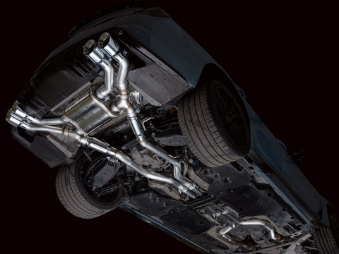 AWE Tuning 22-26 Cadillac CT5-V Blackwing SwitchPath Exhaust - Chrome Silver Tips - 3025-42562