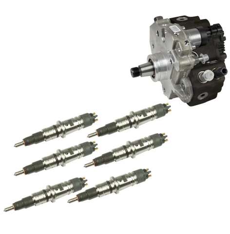 BD Diesel 2007.5-2018 Dodge 6.7L Cummins Stage 2 Performance CR Pump & Injectors Package - 1051511
