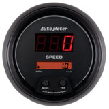 Autometer Sport-Comp Black 3 3/8in 160 MPH Digital Speedo Gauge - 6388