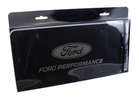 Ford Racing Black Stainless Steel Marque Plate - M-1828-LB