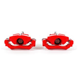 Power Stop 13-16 Dodge Dart Rear Red Calipers w/Brackets - Pair - S5424