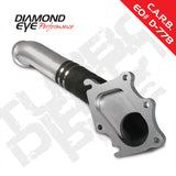 Diamond Eye TURBO-DIRECT 3in AL CHEVY LB7 DURAMAX 01-04 5 BTWN TURBO & F PIPE TRANS DIPSTICK MOD REQ - 321055
