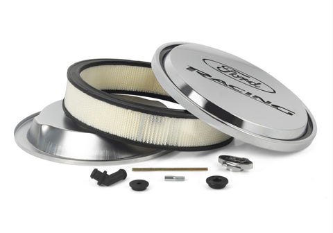 Ford Racing Chrome Slant Edge Air Cleaner Assembly - 302-384