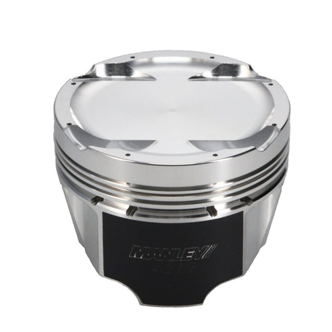 Manley Mitsubishi Evo VIII/IX 4G63/4G63T 85.5mm Bore 8.5:1 Comp Ratio -12.1cc Dish T/T Piston Set - 606305CE-4