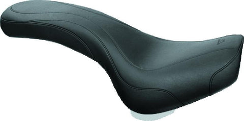 Mustang 13-17 Harley Softail Breakout Standard Touring Solo Seat Trapezoid - Black - 76578