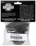K&N Air Filter Wrap Black Oval Tapered 3.75in Base I/S Width x 2.5in Top I/S Width x 2.75in H - RU-2780DK