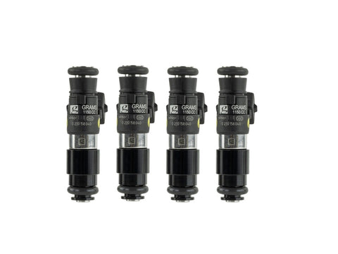 Grams Performance 02-11 Subaru WRX / 07+ STI / 07-11 Legacy 1150cc Fuel Injectors (Set of 4) - G2-1150-1200