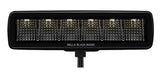 Hella Universal Black Magic 6 L.E.D. Mini Light Bar - Flood Beam - 358176201