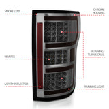 ANZO 18-19 Ford F-150 LED Taillights Smoke - 321339
