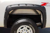 Lund 07-13 Chevy Silverado 1500 RX-Rivet Textured Elite Series Fender Flares - Black (2 Pc.) - RX106TB