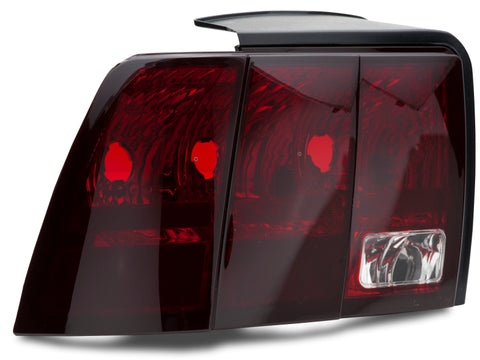 Raxiom 99-04 Ford Mustang Excluding 99-01 Cobra Tail Lights- Black Housing (Smoked Lens) - 49080