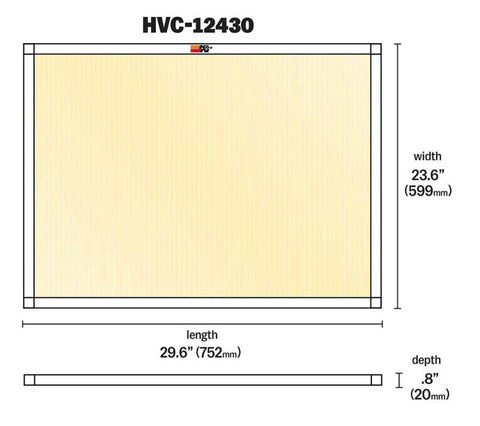 K&N HVAC Filter - 24 x 30 x 1 - HVC-12430