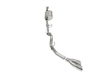 Corsa 2021-2025 Ford F-150 SuperCab/6.5in Bed 3.5L V6 Sport Cat-Back Single Side Exit-Polished - 21166