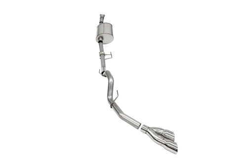 Corsa 2021-2025 Ford F-150 SuperCab/6.5in Bed 3.5L V6 Sport Cat-Back Single Side Exit-Polished - 21166