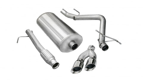 Corsa 2009-2013 Chevrolet Silverado Reg. Cab/Long Bed 1500 4.8L V8 Polished Sport Cat-Back Exhaust - 14900