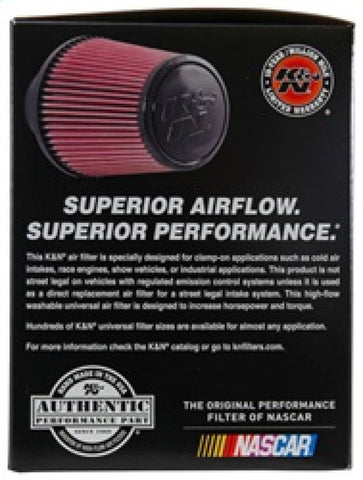 K&N Universal Air Filter (4in. Flange / 6in. Base OD / 4-5/8in. Top OD / 6in. Height) - RE-0850