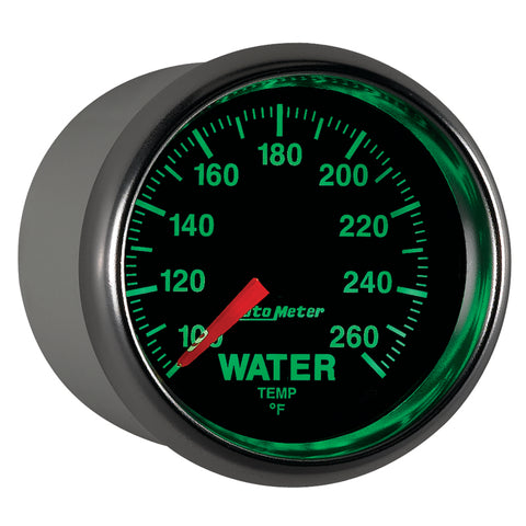 Autometer GS 100-260 degree Electronic Water Temperature Gauge - 3855