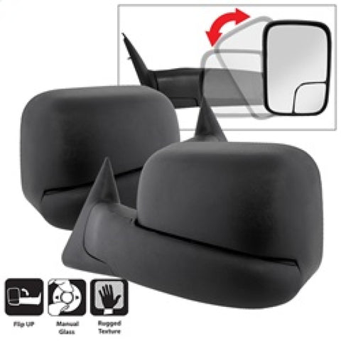 xTune Dodge Ram 94-01 L&R Manual Extendable Manual Adjust Mirror MIR-DRAM94-MA-SET - 9935749