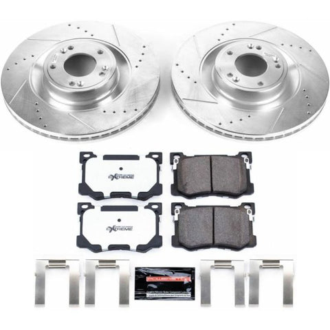 Power Stop 15-16 Hyundai Genesis Front Z26 Street Warrior Brake Kit - K7030-26