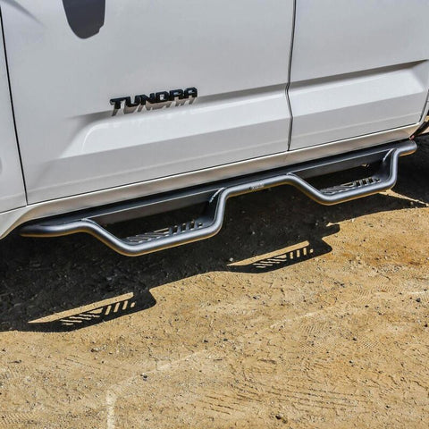 Westin 2022+ Toyota Tundra Double Cab Outlaw Nerf Step Bars - Textured Black - 20-14225