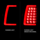 ANZO 2003-2006 Chevy Silverado 1500 LED Taillights Plank Style Black w/Clear Lens - 311333