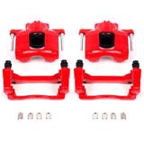 Power Stop 08-16 Chrysler Town & Country Front Red Calipers w/Brackets - Pair - S5044