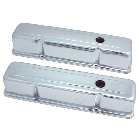 Spectre SB Chevy Tall Valve Cover Set - Chrome - 5210