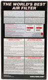 K&N Oval Air Filter 8-7/8in L 5-1/4in W 5-1/2in H - E-3481