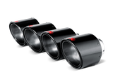 Akrapovic 06-13 Chevrolet Corvette ZO6/ZR1 (C6) Tail Pipe Set (Carbon 115 mm) - TP-CT/1