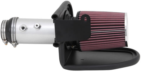 K&N 13-14 Honda Accord 3.5L V6 69 Series Typhoon Air Intake System - Silver Cold Air Intake Kit - 69-1212TS