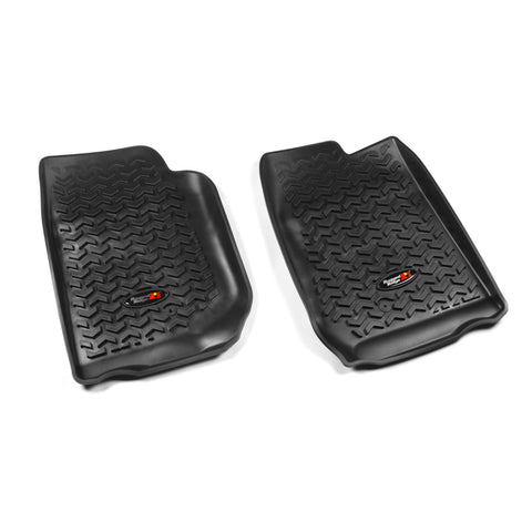 Rugged Ridge Floor Liner Front Black 2007-2018 Jeep Wrangler Unlimited JK 4 Dr - 12920.01