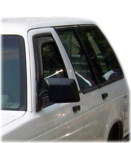 AVS 80-96 Ford Bronco Standard Cab Ventvisor In-Channel Window Deflectors 2pc - Smoke - 192068