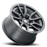 ICON Vector 5 17x8.5 5x5 -6mm Offset 4.5in BS 71.5mm Bore Satin Black Wheel - 2617857345SB
