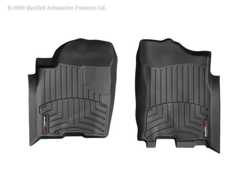 WeatherTech 04+ Nissan Armada Front FloorLiner - Black - 440191