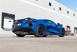 Corsa 20-25 Corvette C8 3in Valved Cat-Back 4.5in Blk Quad Tips Fits Factory Perf Exhaust DeletesAFM - 21103BLK