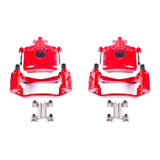 Power Stop 05-09 Buick Allure Front Red Calipers w/Brackets - Pair - S5034