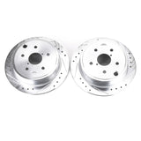 Power Stop 15-19 Subaru WRX Rear Evolution Drilled & Slotted Rotors - Pair - JBR1701XPR