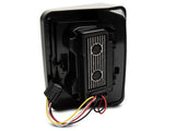 Raxiom 07-18 Jeep Wrangler JK Axial Series Lux LED Tail Lights- Blk Housing (Clear Lens) - J141596
