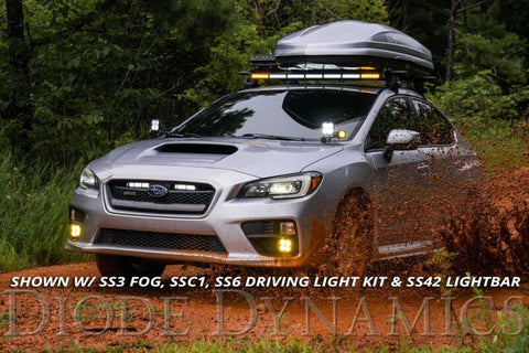 Diode Dynamics 15-21 Subaru WRX/STi Pro Stage Series 2in LED Ditch Light Kit - White Combo - DD6616