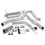 Banks Power 99 Ford 7.3L Truck Cat Monster Exhaust System - SS Single Exhaust w/ Chrome Tip - 48655