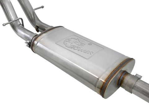 aFe Vulcan Series 3in 304 SS Exhaust Cat-Back w/ Black Tips 2019 GM Silverado/Sierra 1500 V8-5.3L - 49-34105-B