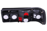 ANZO 1986-1991 Mercedes Benz S Class W126 Taillights Red/Clear - 221132