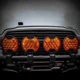 KC HiLiTES SlimLite 8in. LED Light Shield Driving (Shield Only) - Amber - 5211