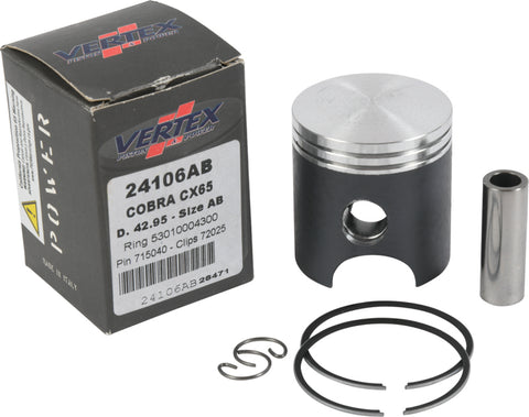 Vertex Pistons 10-11 CX 65 Cast Replica Piston Kit - 24106AB