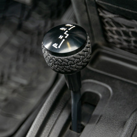 DV8 Offroad 2007-2018 Jeep JK 4WD Shift Knob Black Finish - D-JP-180011-BK