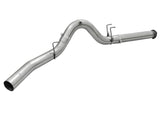 aFe Atlas Exhausts 5in DPF-Back Aluminized Steel Exhaust System 2015 Ford Diesel V8 6.7L (td) No Tip - 49-03064