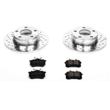 Power Stop 99-04 Audi A6 Quattro Rear Z23 Evolution Sport Brake Kit - K4845